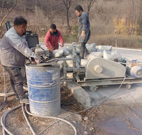 英吉沙路面下沉注浆